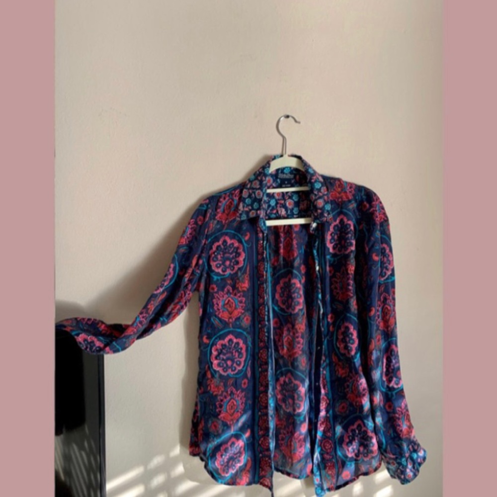 Mandela Purple Button Down